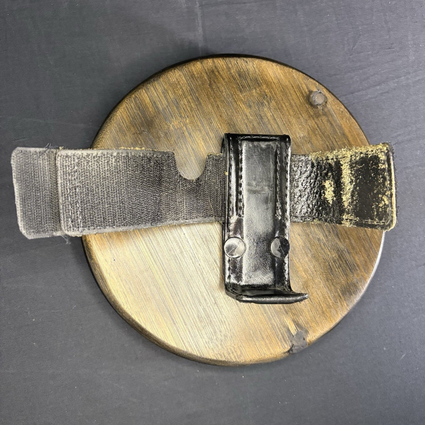 Aker Universal Radio Holder, 588U Basket Weave Leather9