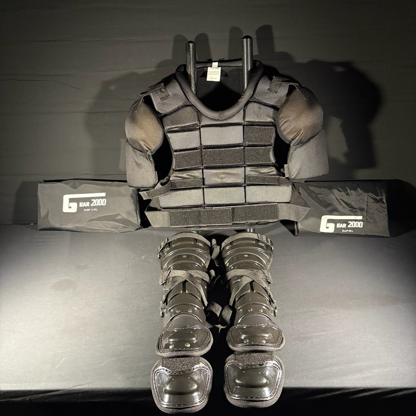 Riot Gear 2000 Tactical Vest And Riot Shin Guards8
