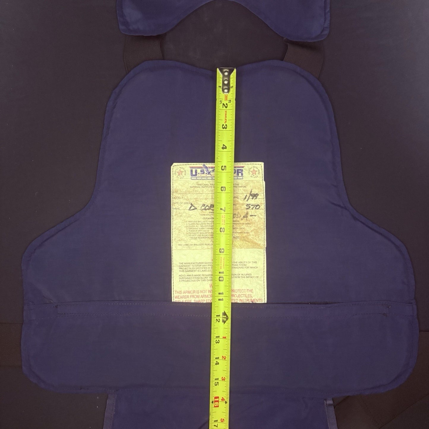 US Armor 3A Bullet Proof Vest Size Medium IIIA Concealable Ballistic Vest12