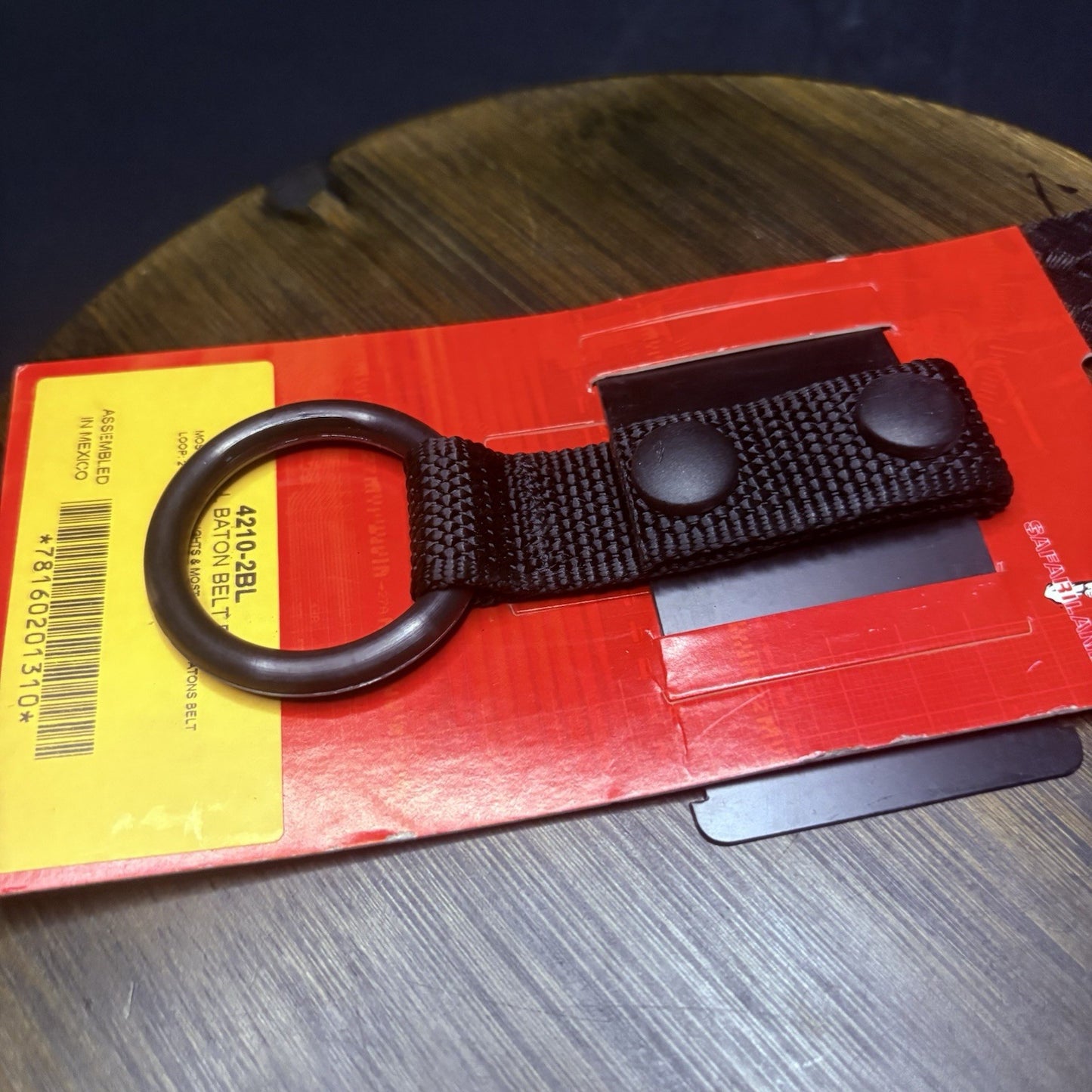 Safariland Baton Ring for C-Cell Flashlights or Straight Baton 2" Belt Loop 42105