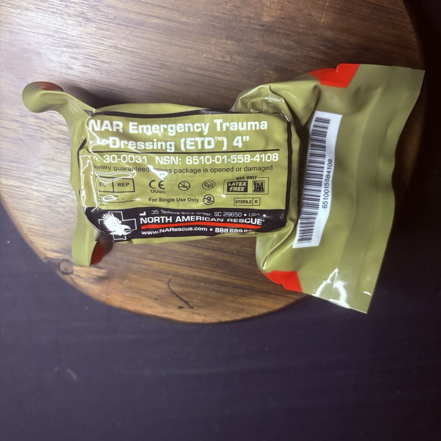 NAR 4" Emergency Trauma Dressing | Pressure Bandage (Pack Of 8) LOWEST PRICE8