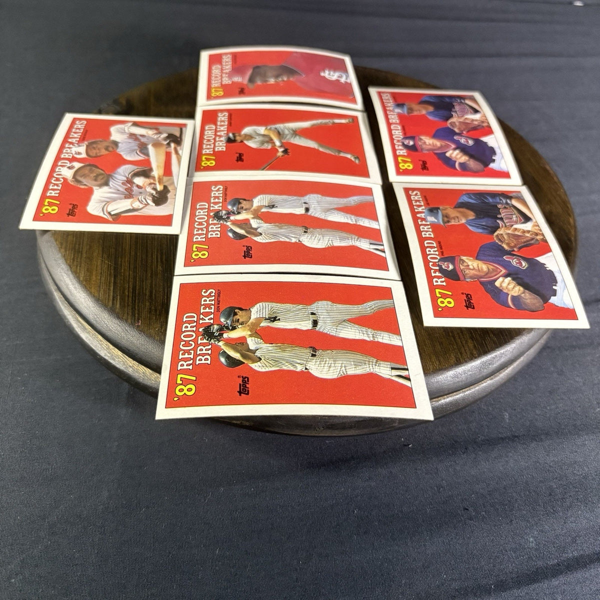 1988 Topps ‘87 Record Breakers Lot (7) Cards All High Grade See Photos