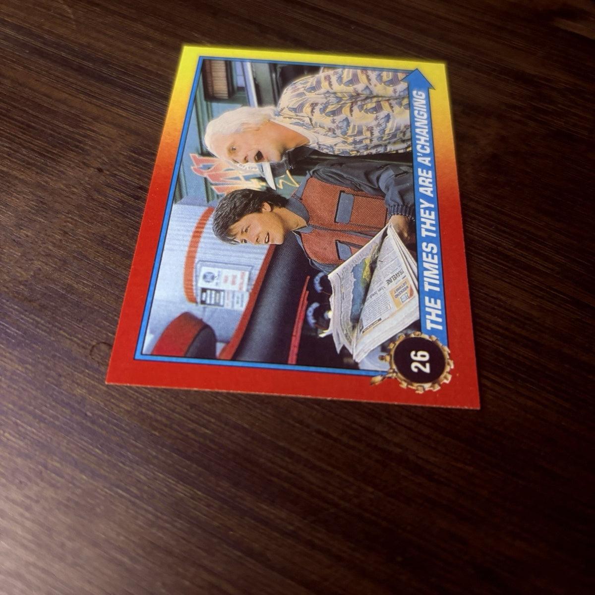 1989 Back to the Future "Times They are A'Changing" #26 High Grade Trading Card