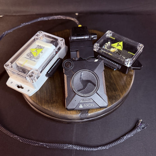 Axon Body 2 Camera Dash Cam Set Power, Mount, Signal AX1001 - Online - For Parts
