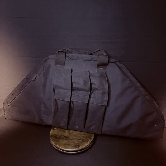 Bagmaster Range Gun Bag Size 36"x 16" Black with Three Magazine Pockets
