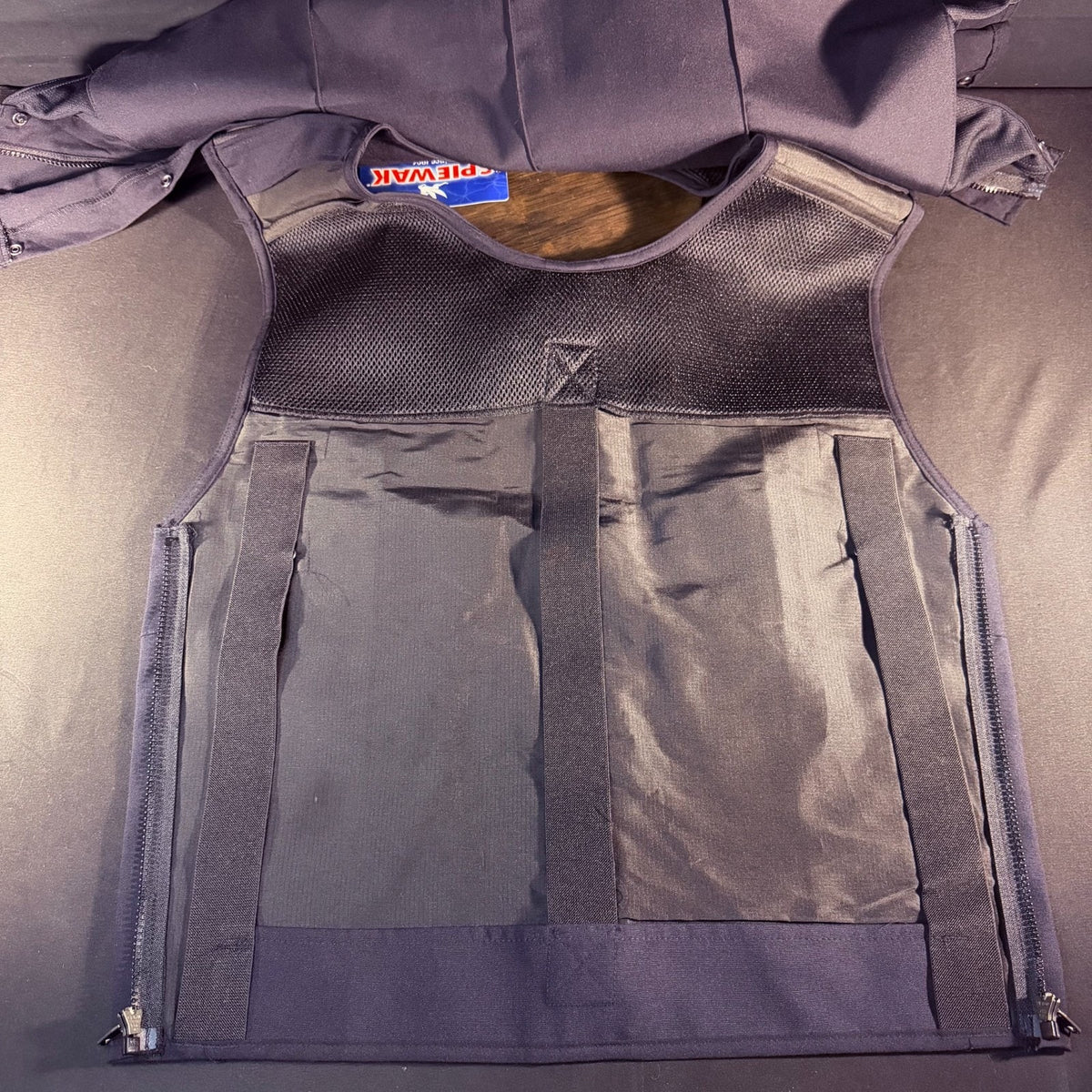Spiewak Tactical Vest Size 2XL Long Dark Navy Soft Armor Carrier NO ARMOR
