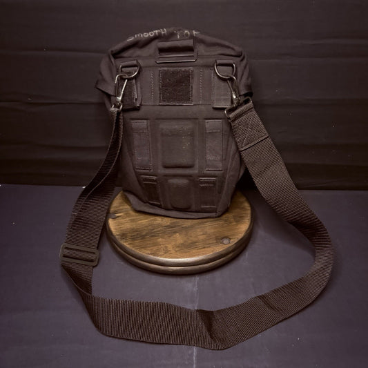 Gas Mask Or Large Utility Pouch EMT Tactical Military Hunting Black Nylon Case