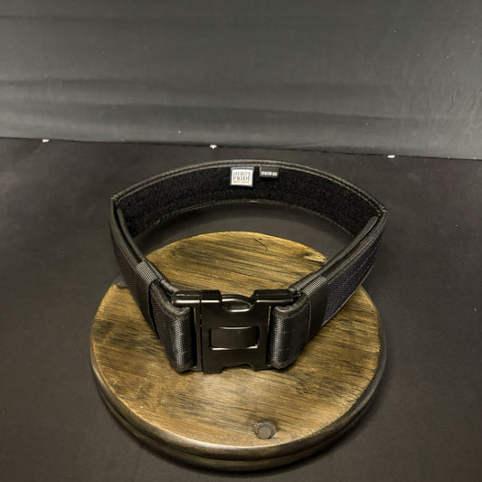 Hero's Pride Duty Belt Size Medium 28”- 34" Nylon Loop-Lined 2.25" Wide 1210