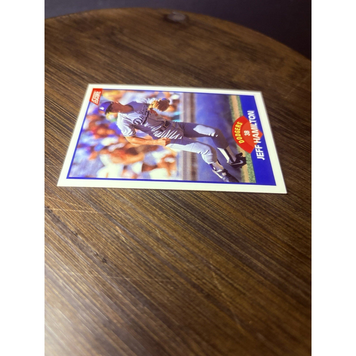 1989 Score Jeff Hamilton A Los Angeles Dodgers #570 High Grade Baseball Card