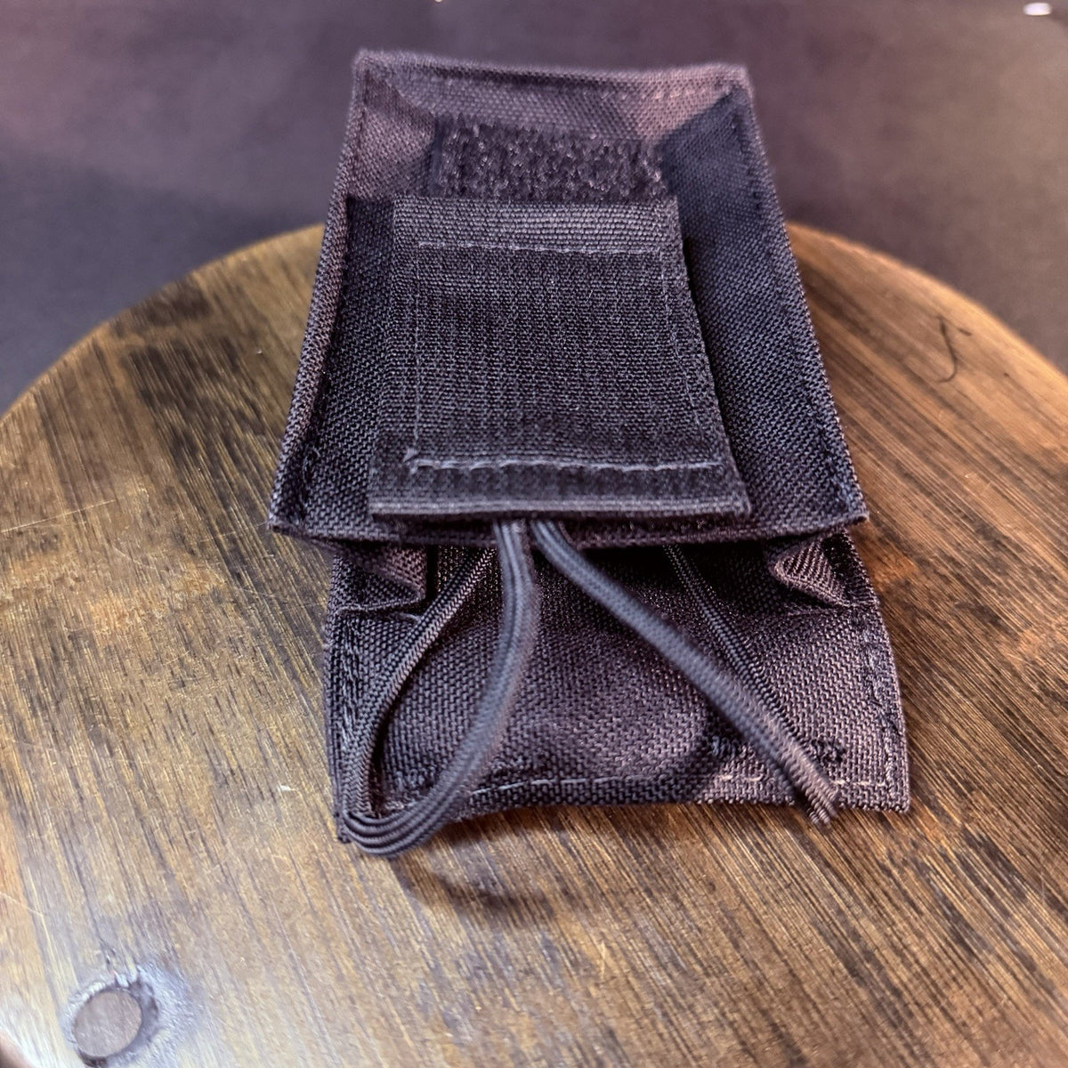 MOLLE Radio Pouch Tactical Black Nylon Made In USA Two Way Radio Holder Carrier