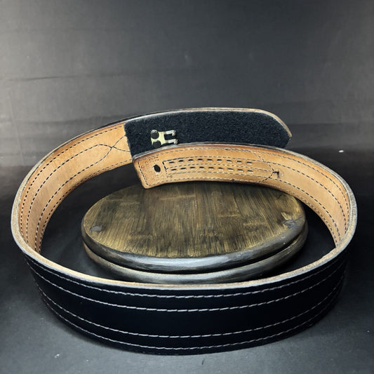 Safariland 94P Duty Belt Size 30" Hook & Loop Belt Hi Gloss Black Leather 2.25"