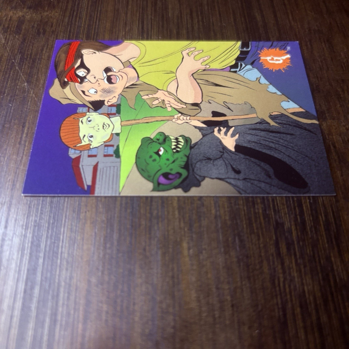 1996 Goosebumps Trading Card #31 "Terrifying Turnabout" High Grade Topps