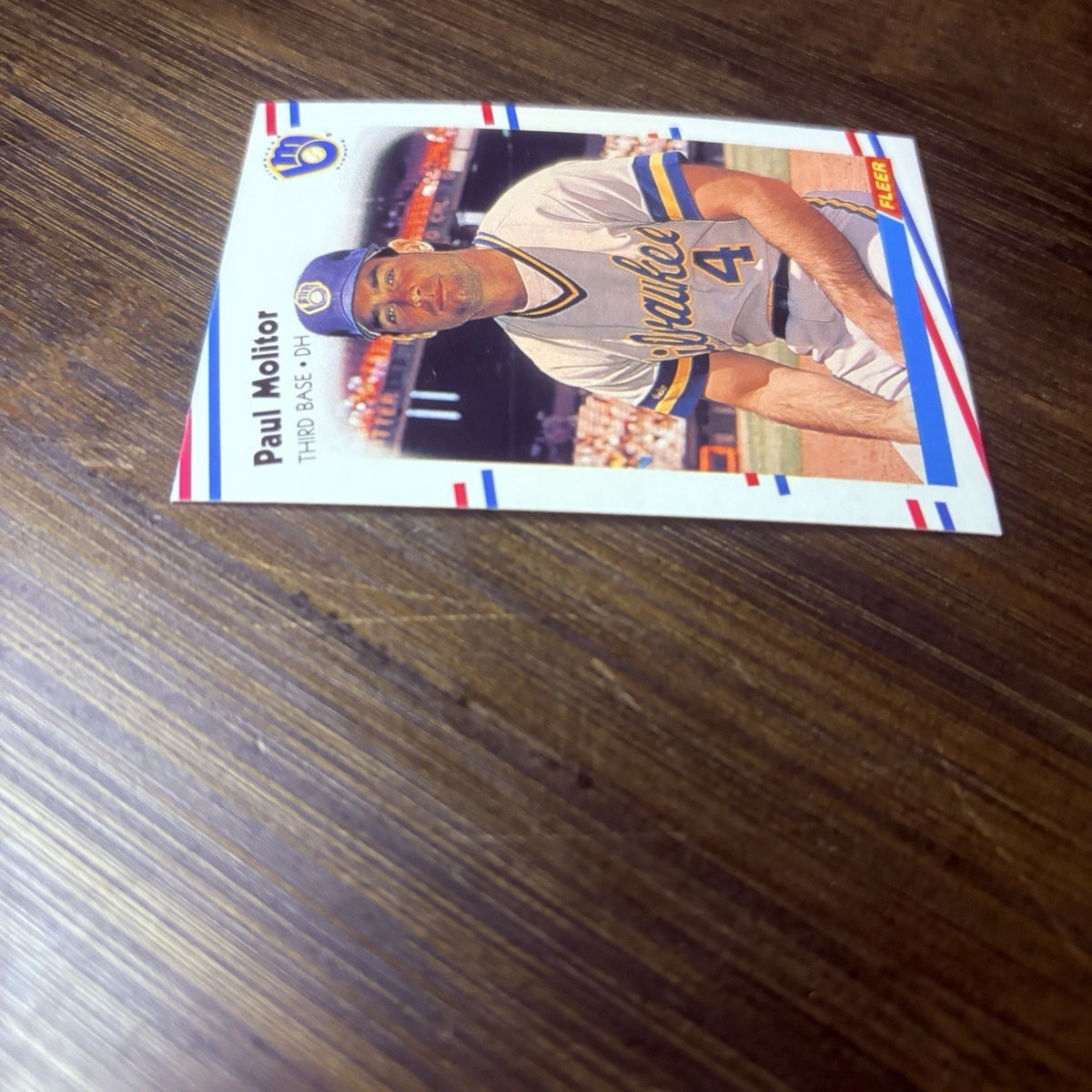1988 Fleer Paul Molitor Baseball Card #169 Mint FREE SHIPPING