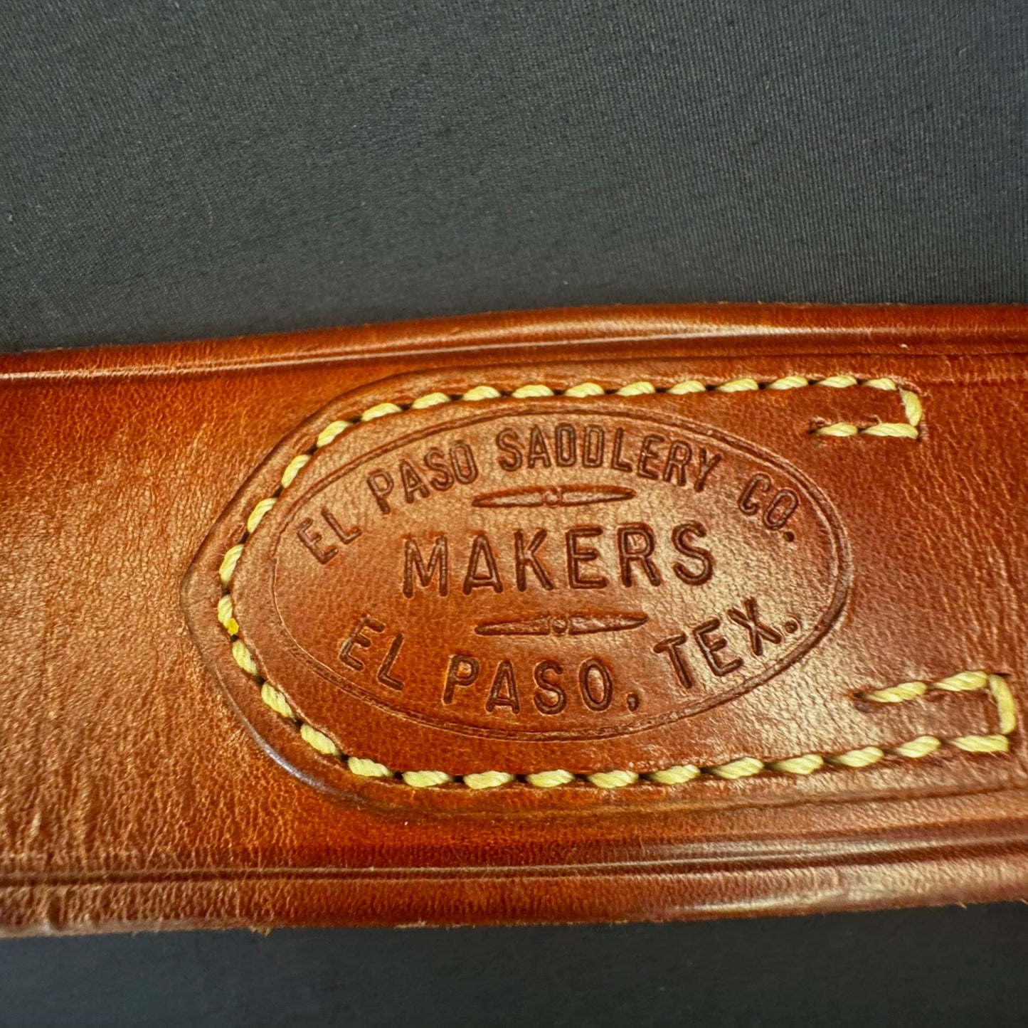 El Paso Saddlery Co. Leather Cartridge Belt – Western Style, Handcrafted, High Quality