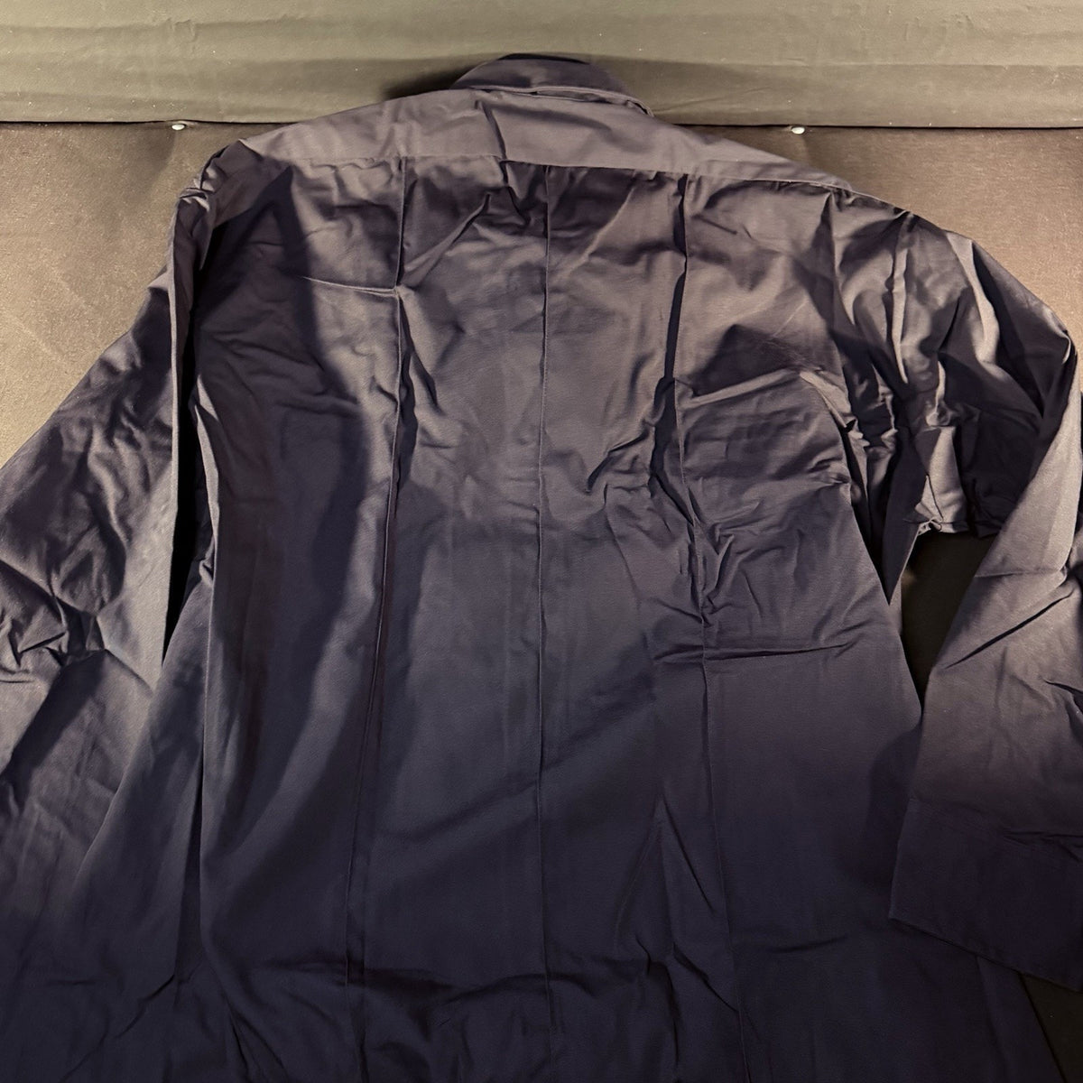 Elbeco Long Sleeve Service Shirt Size 2XL 18.5 Dark Navy Class A Uniform Button
