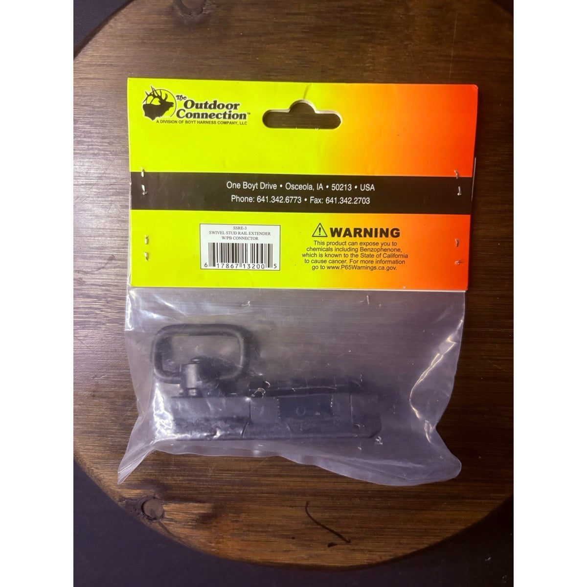 Outdoor Connection Swivel Stud Picatinny Rail Extender w/ QD Connector