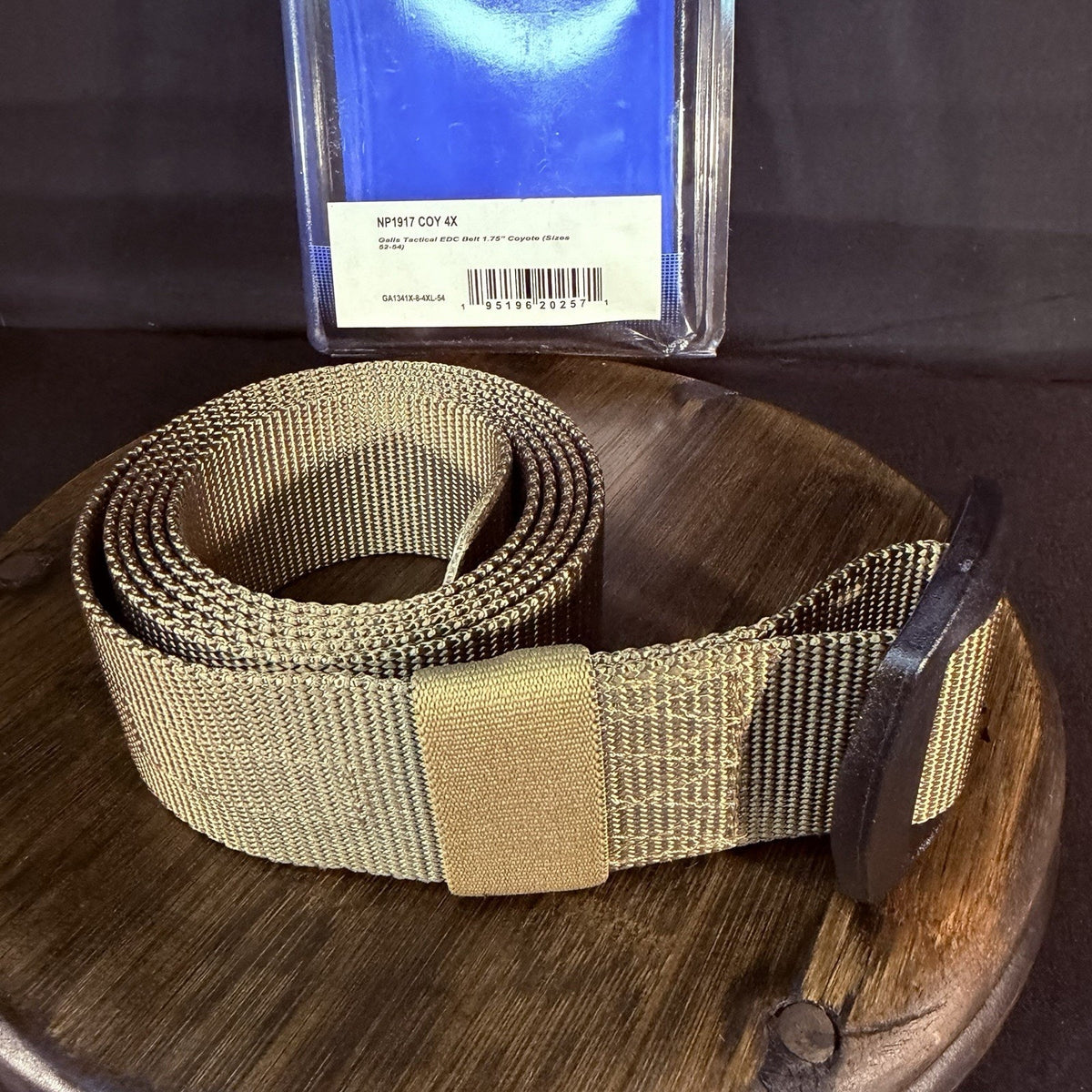 Galls Tactical EDC Belt Size 52"-54" 4X Coyote Nylon 1.75" Wide