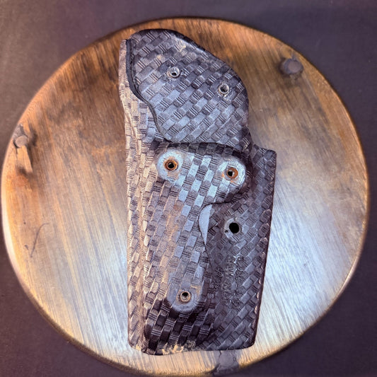 Safariland 6285 Smith & Wesson M&P Holster RH Basketweave, Cracked Leather
