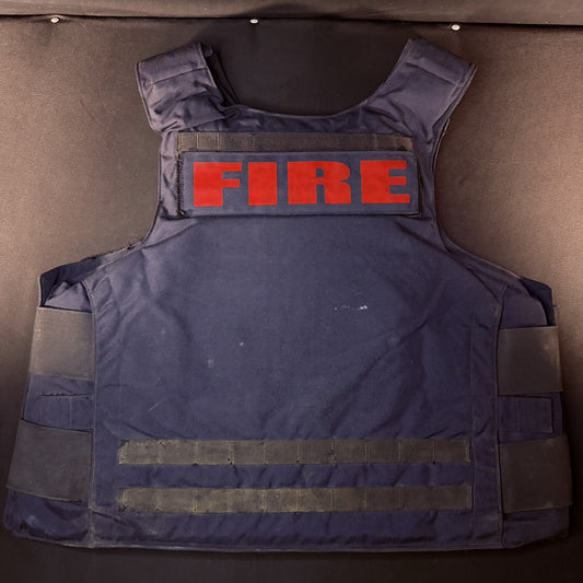 PB Tactical 3A Carrier Vest Size XL 52 Long Blue Ballistic IIIA w/Vented Padding