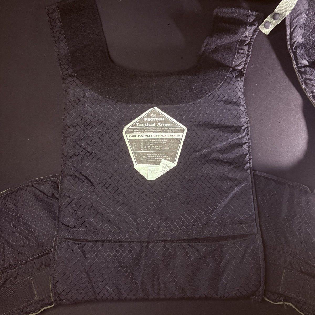Protech 3A Tactical Carrier Size XL Vest Overlap Chest IIIA Shoulder Armor