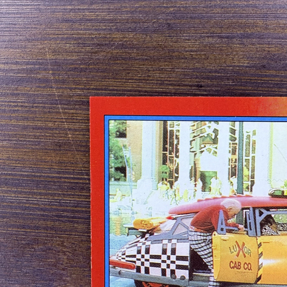 1989 Back to the Future #30 Topps Trading Card "Follow That DeLorean!"