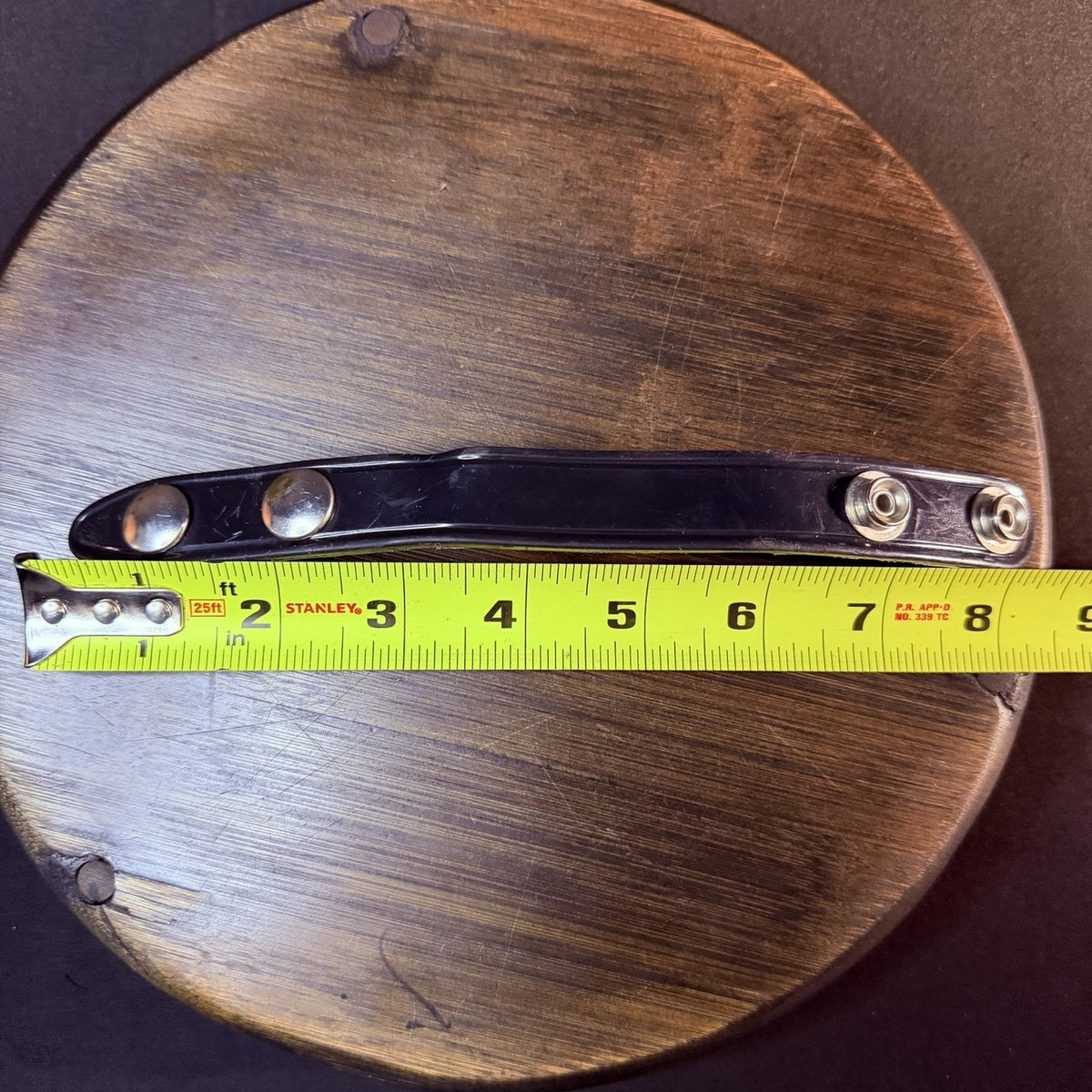 Safariland Belt Keeper Plain Black With Chrome Nickle Snaps 8" Set Of 2