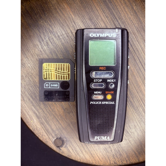 Olympus Puma Voice Recorder w/ Aker Leather Holster, Dictation