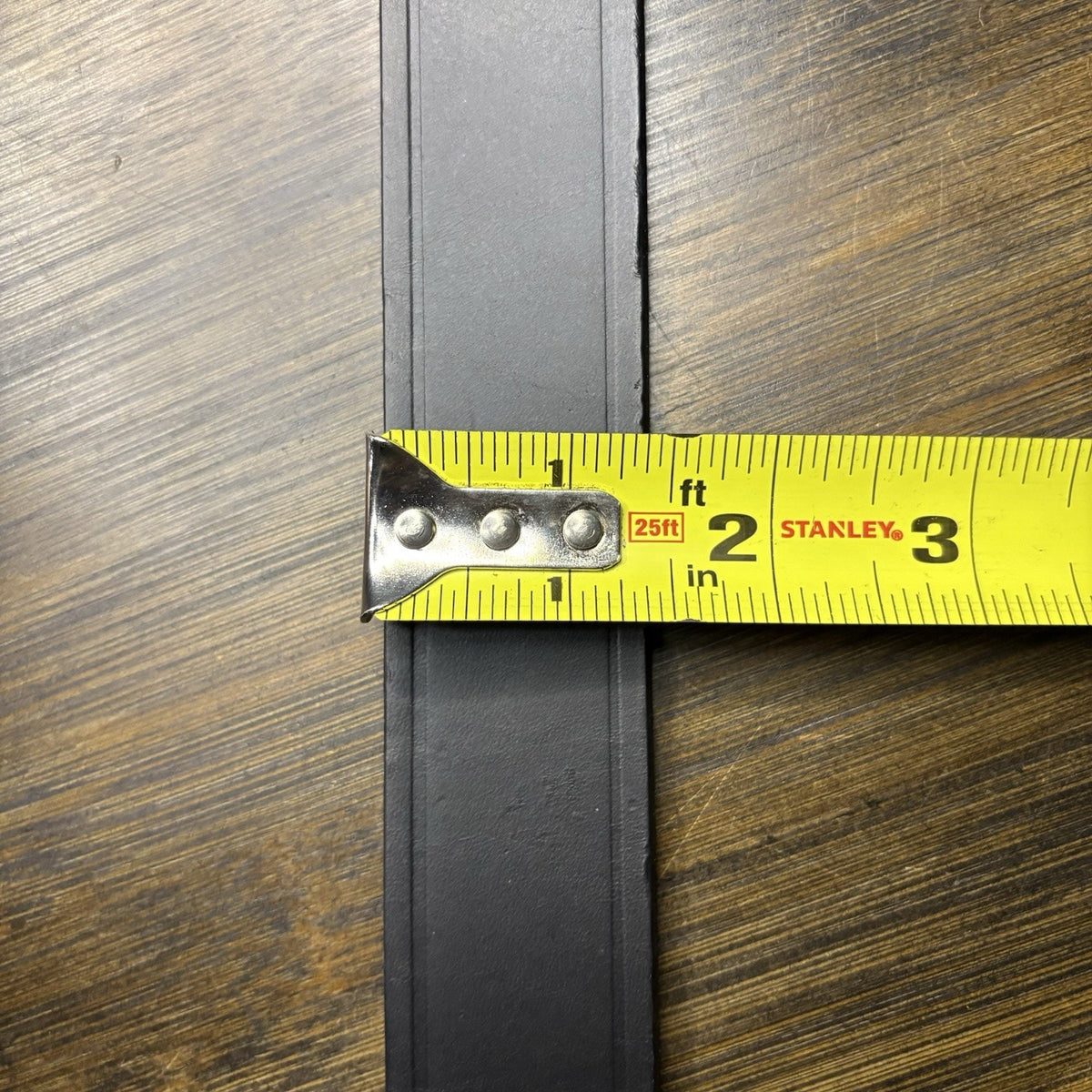 Boston Leather Off-Duty Belt Size 40" Plain Black 1.5” w/ Chrome Buckle USA Made