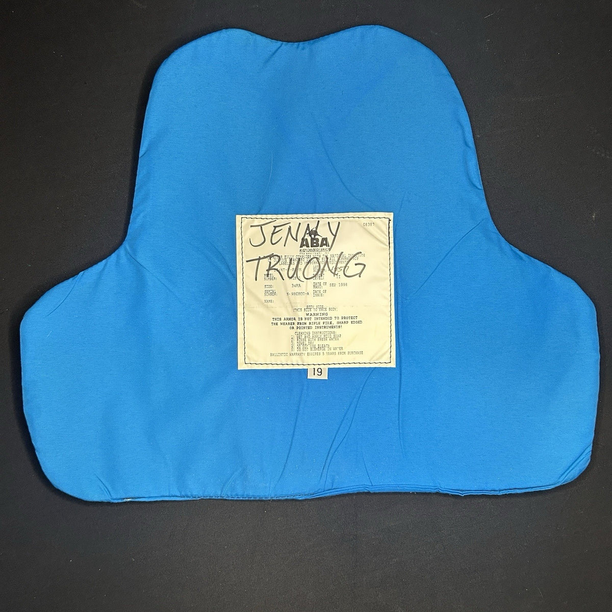 American Body Armor Bullet Proof Vest Level II (2) Child Size