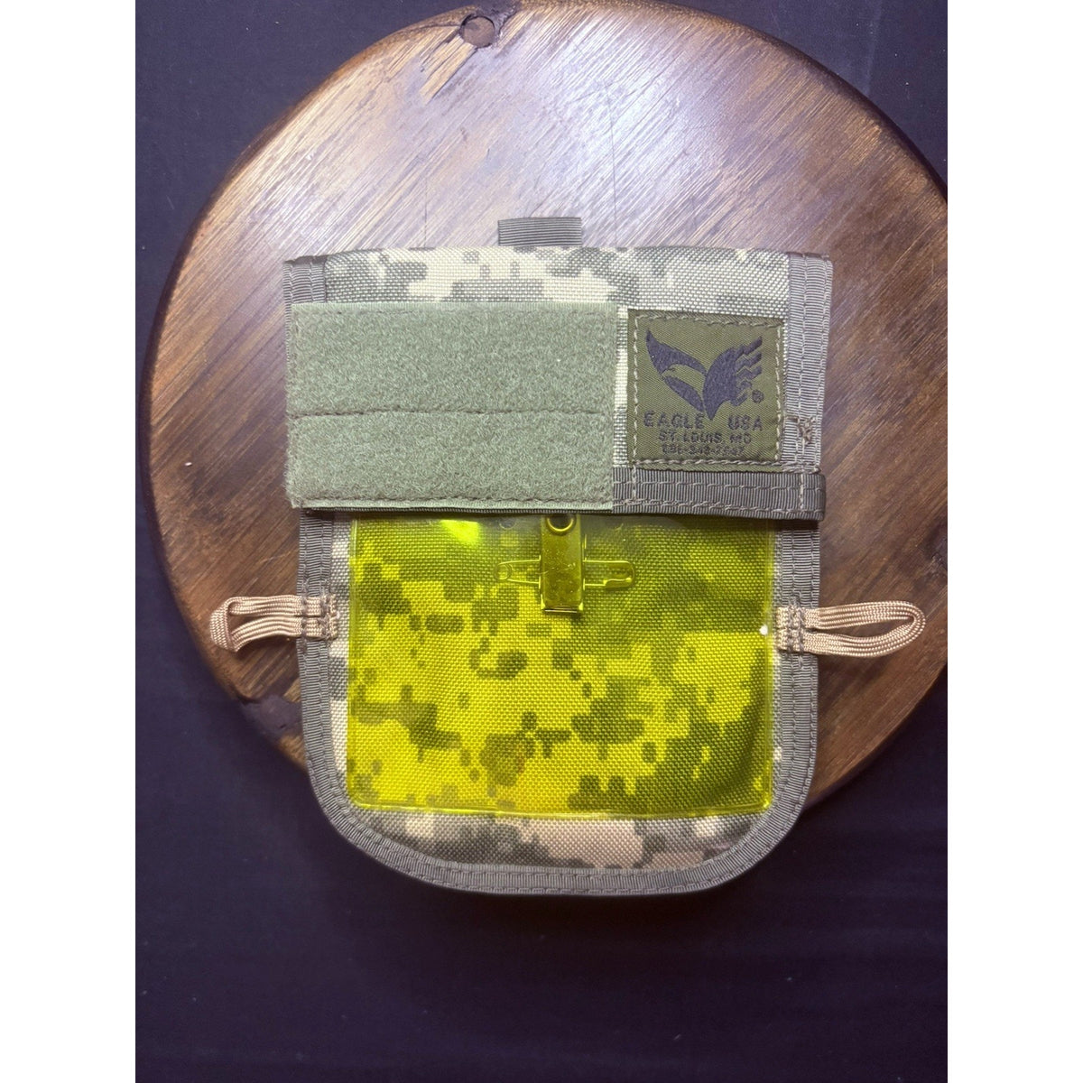 Eagle Industries Neck ID Wallet Passport Pouch Holder W/Pen Holder Digital Camo