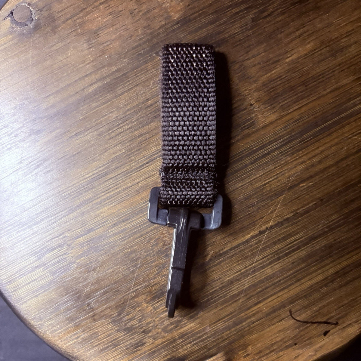 Duraflex Clip w/Nylon Loop 1 INCH Feel-Safe Snap Hook and Retainer Buckle Black