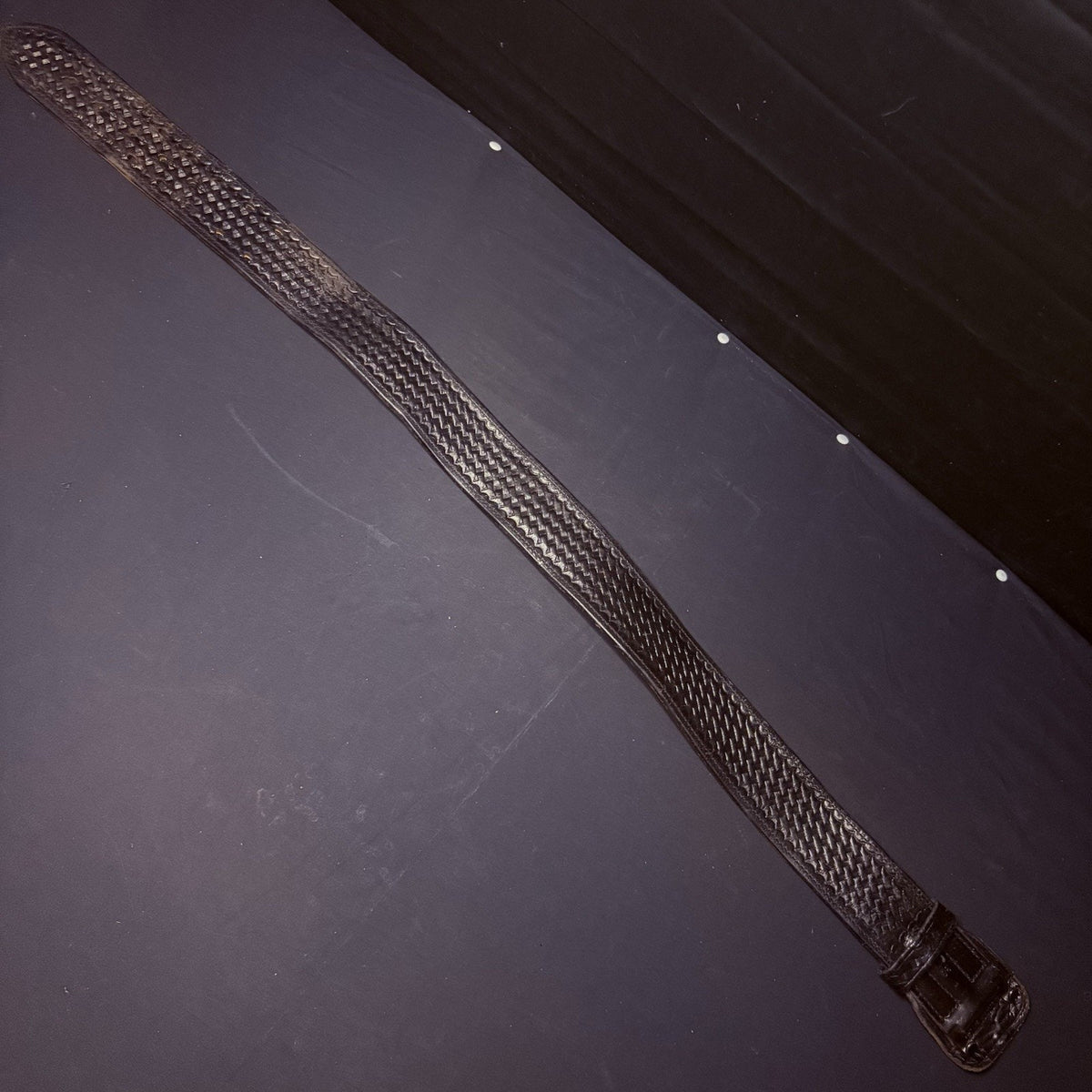 Bianchi Duty Belt (Size 30") Waist Black Basket Weave Leather