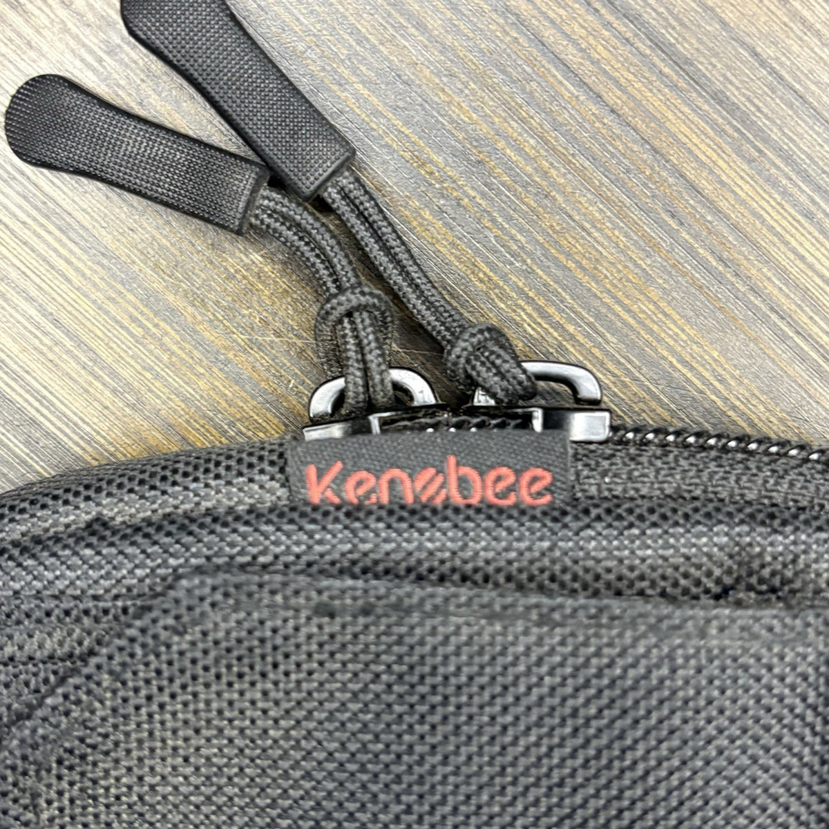 KEN BEE Tactical ID Pouch Size 5"x 4" Black Nylon Carrier Loop Attachment