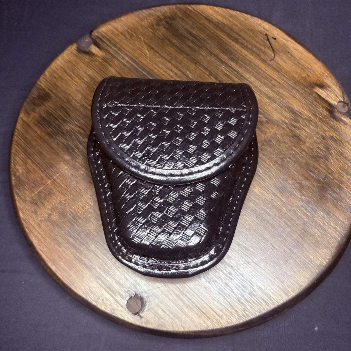 Bianchi Handcuff Case 7900 Basket Weave AccuMold Size 1 #22063