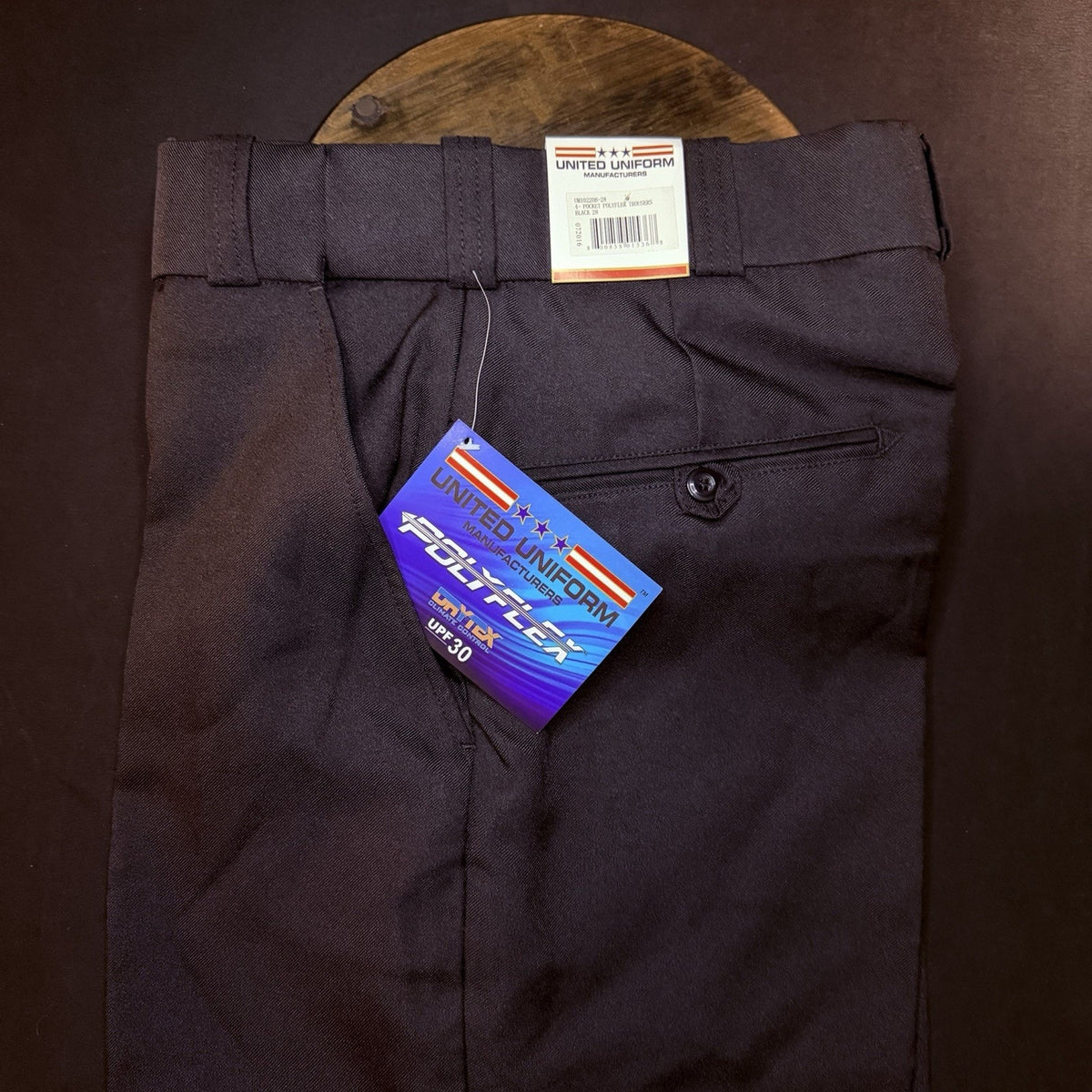 United Uniform Class A Pants Size 28" Polyflex Trousers Unhemmed 4 Pockets NEW