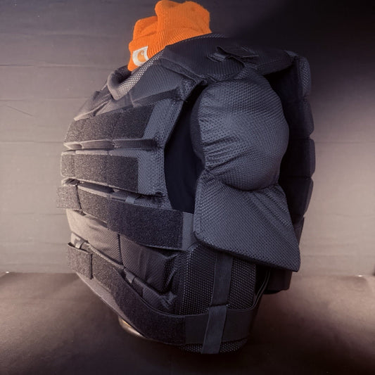 GALLS Impact Armor Size XXXL Black Impact Armor w/ 8x12 Ballistic Plate Pocket