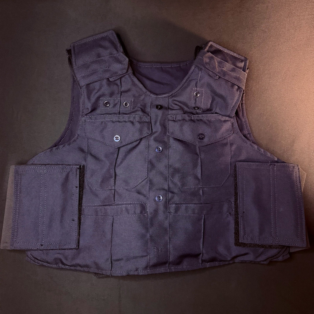 ABA Plate Carrier Vest Size Women's Large Dark Navy Pockets Female Duty Uniform