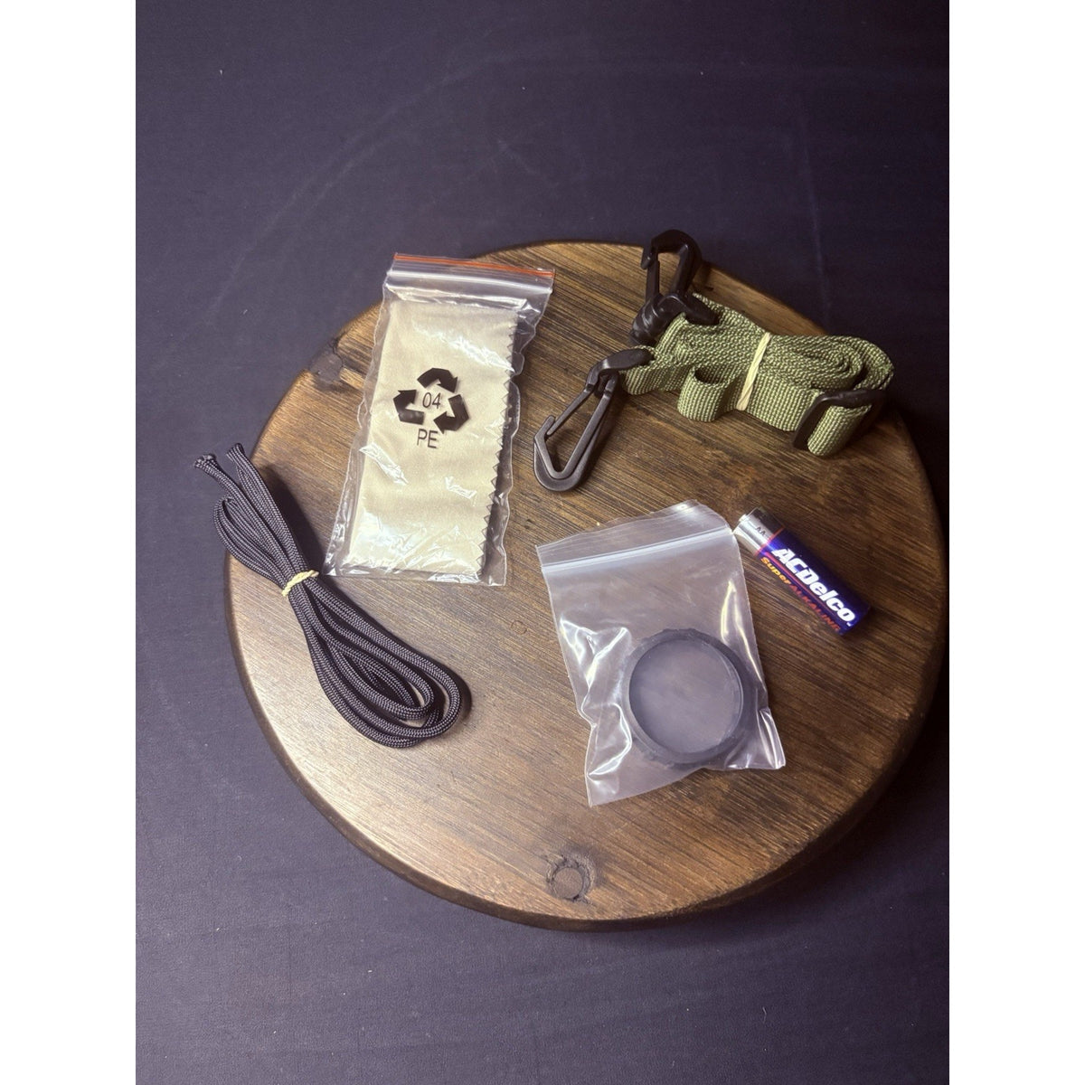NVG Accessories Bag w/ Strap, Battery, Lens, Cloth