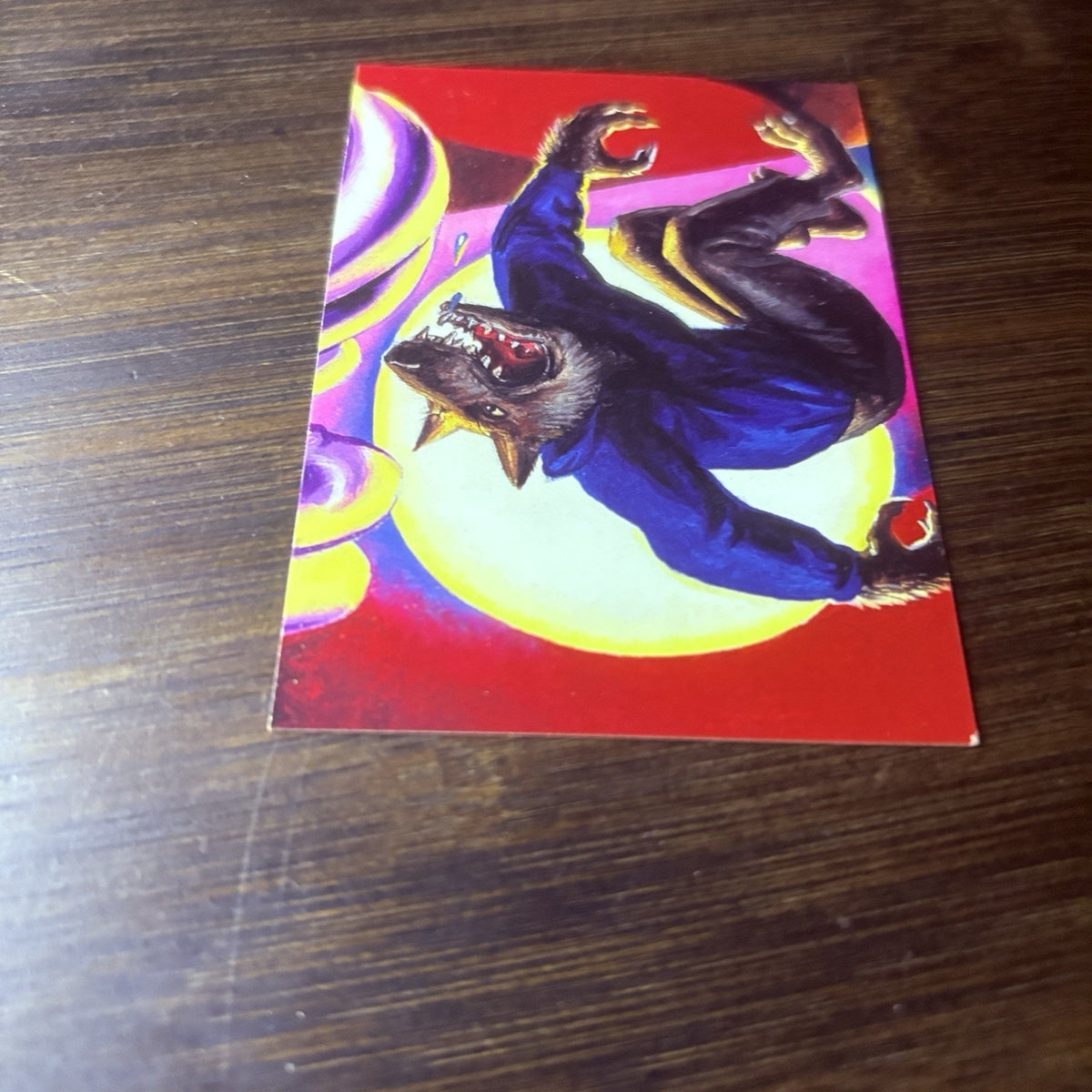 1996 Topps Goosebumps Trading Cards #38 Werewolf High Grade, See Photos