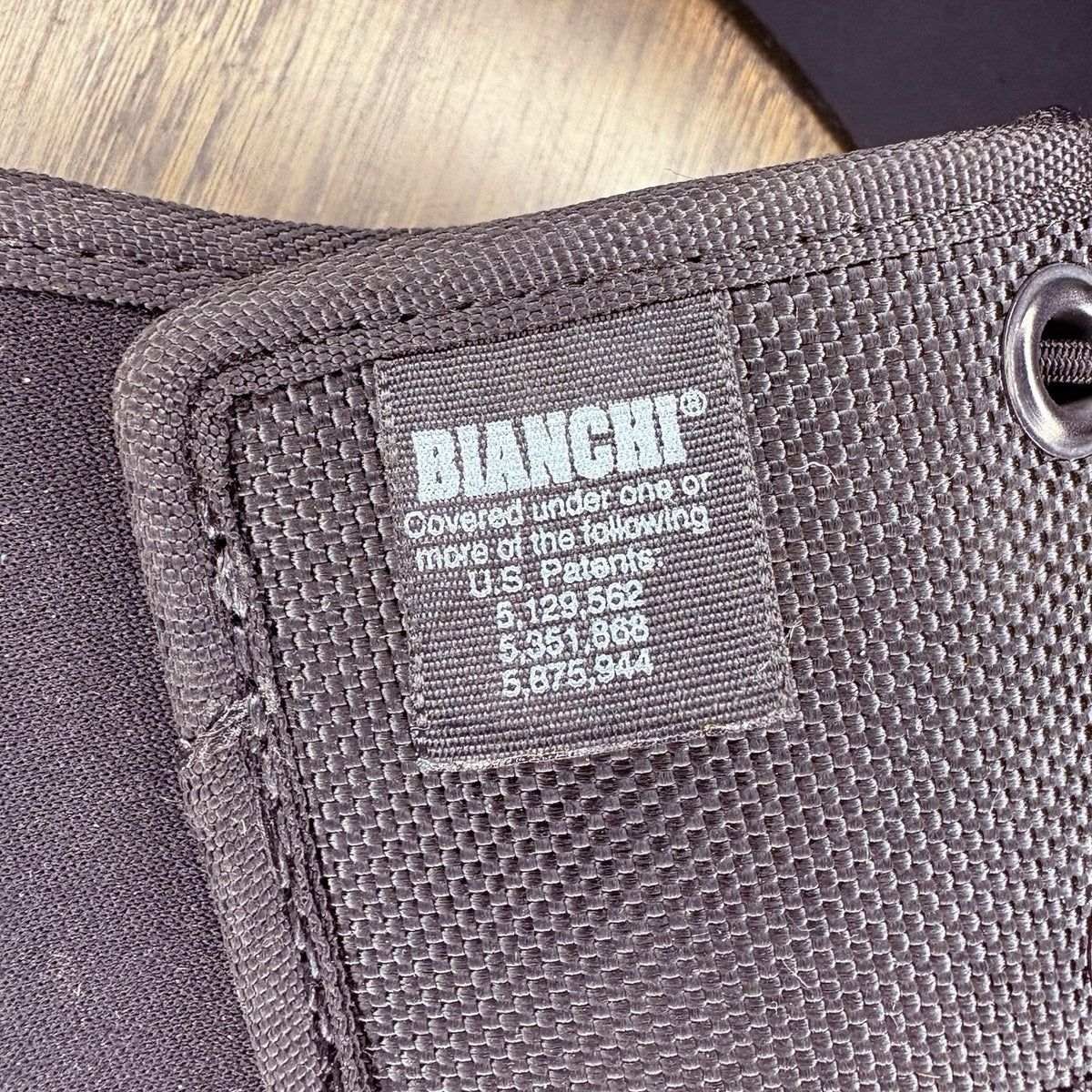 Bianchi 8014 Universal Radio Carrier Pouch Holder Black 2.25" Belt Loop