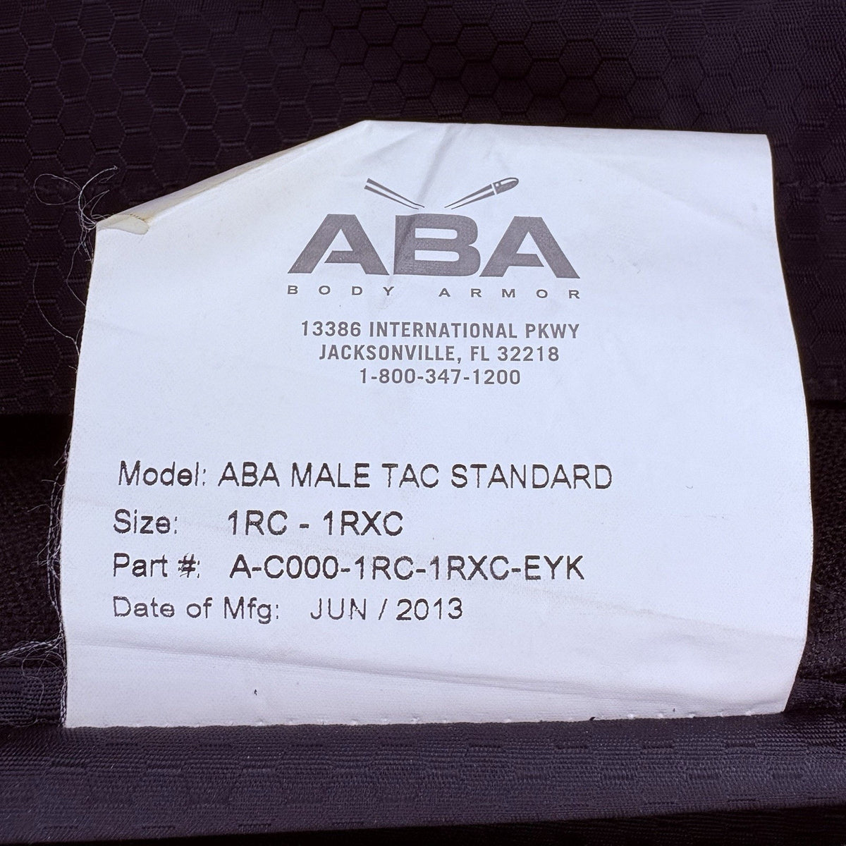 NEW ABA Tactical Plate Carrier Size XL Black Nylon MOLLE Vest