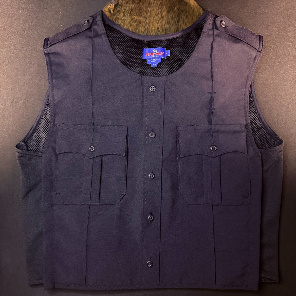 Spiewak Tactical Armor Carrier Vest Size Large Regular Dark Navy Carrier Only