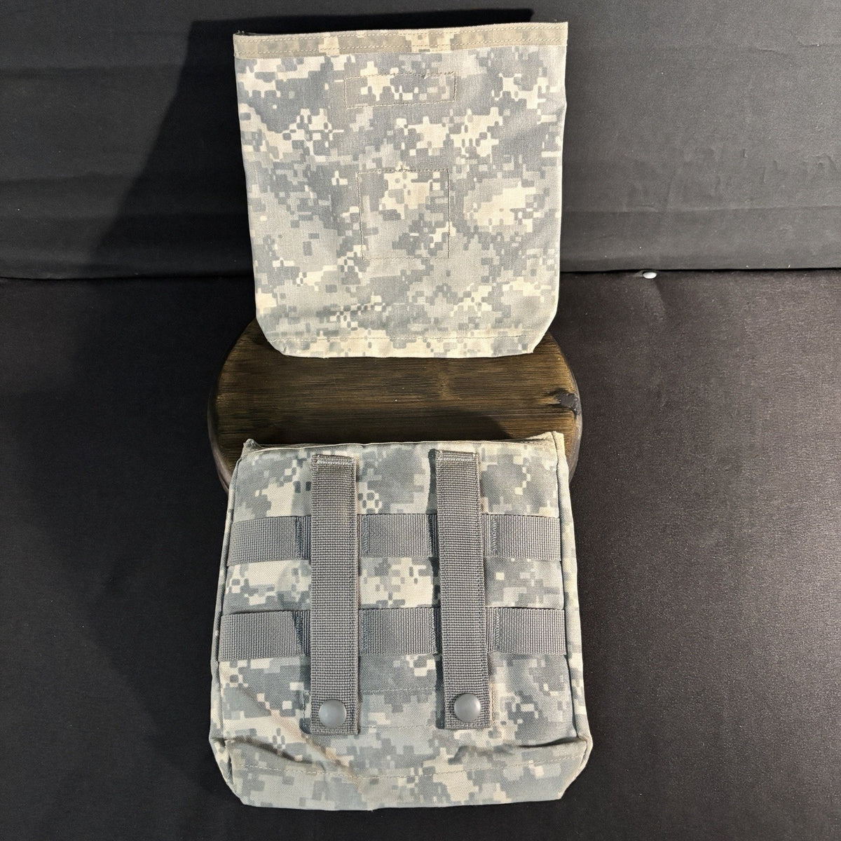 USGI Side Plate Carrier MOLLE Size 8"x8" ACU Improved Vest Pocket Set of 2 USED