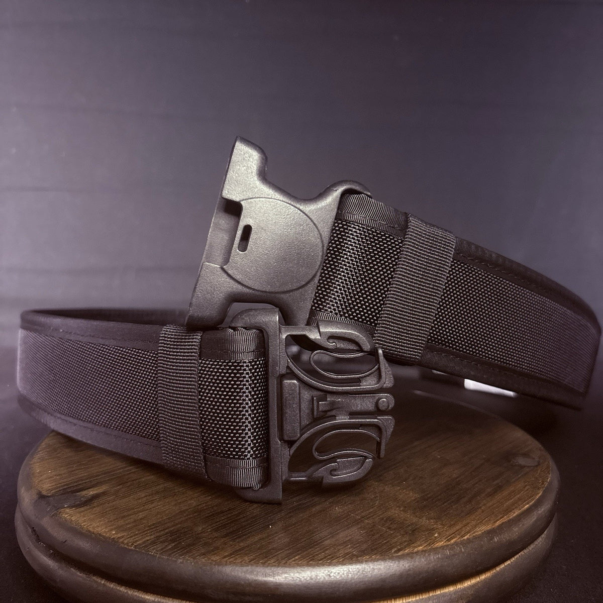 Tact Squad Duty Belt Size 40"- 46" Heavy Duty Black Nylon, Cop-Lok Buckle