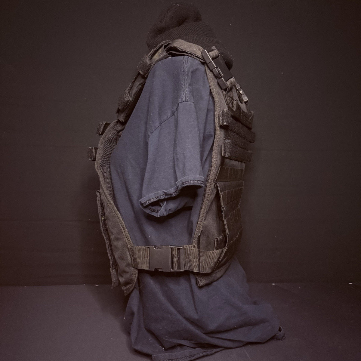 Protech Plate Carrier Vest 10"X 12" Size: Adjustable Black MOLLE