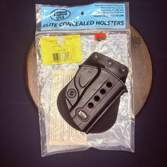 Fobus Sig Sauer Paddle Holster SG239 - 239 (9mm Only) -Black RH OWB