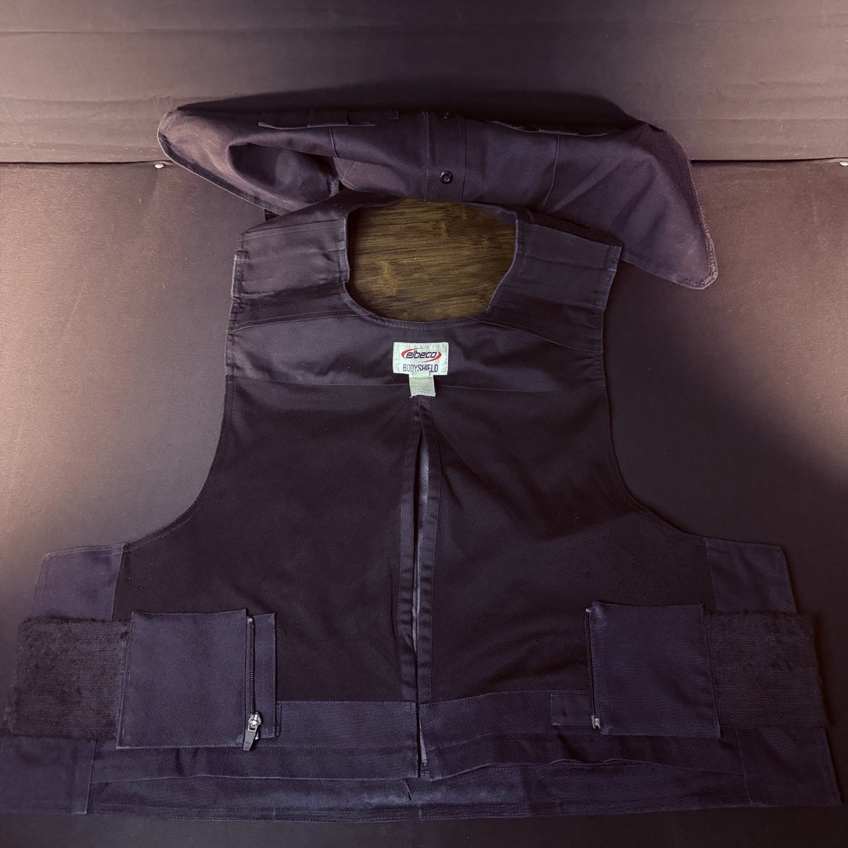 Elbeco BodyShield Tactical Armor Carrier Vest Size Large Regular Midnight Navy