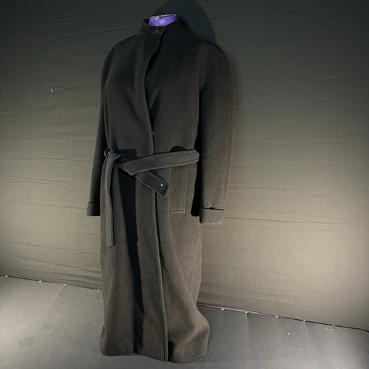 Burberry Mink Fur Coat Over Coat Women’s Size Large Camel Hair w/ Removable Fur