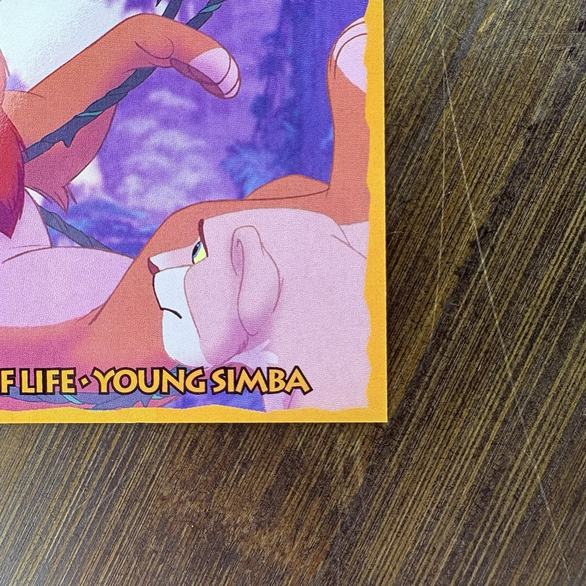 1994 SkyBox The Lion King Series 1 & 2 #79 The Circle of Life - Young Simba