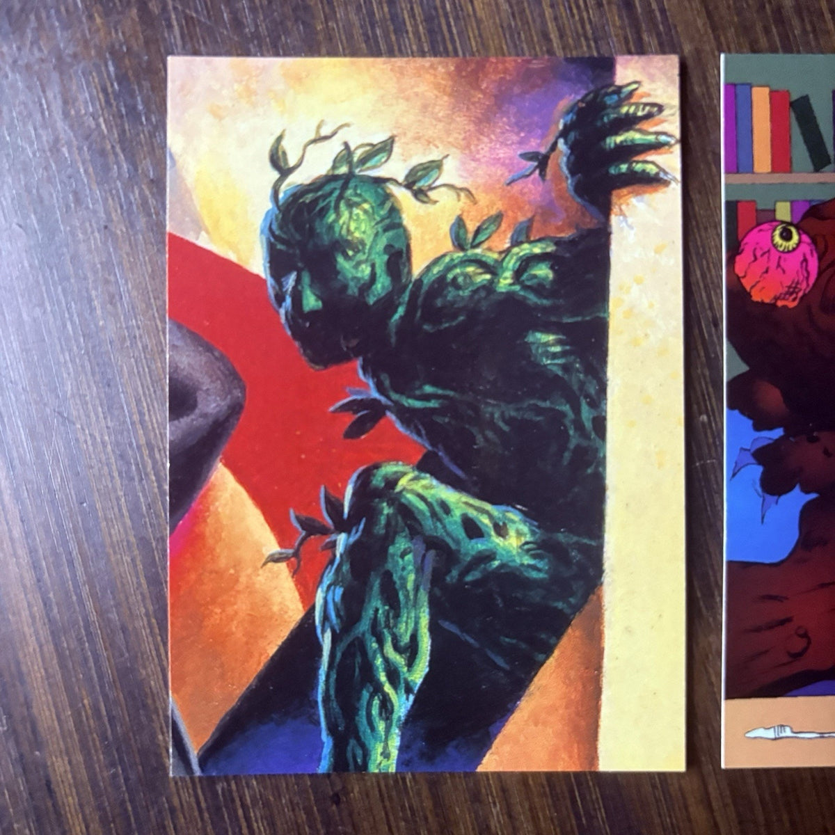 1996 Topps Goosebumps Lot Of (2) "Monsters" Trading Cards All High Grade